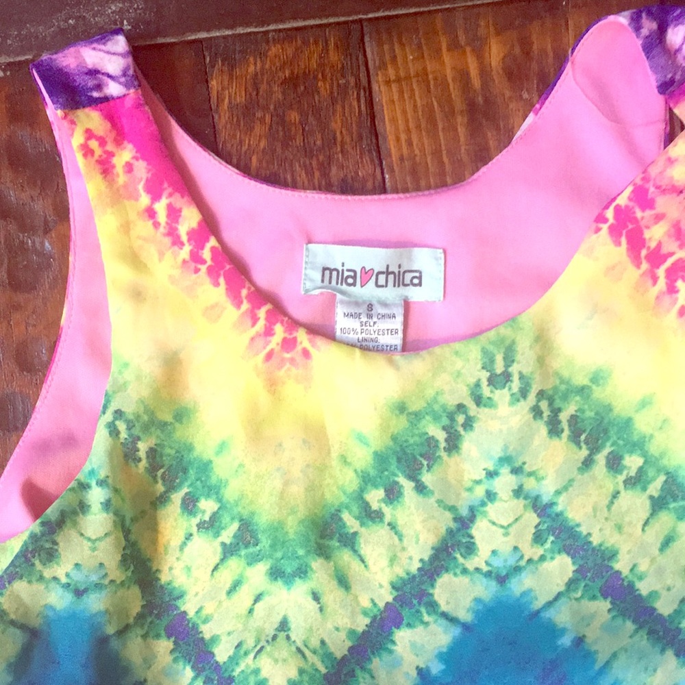 Girls tie dye dress - Picture 2 of 3